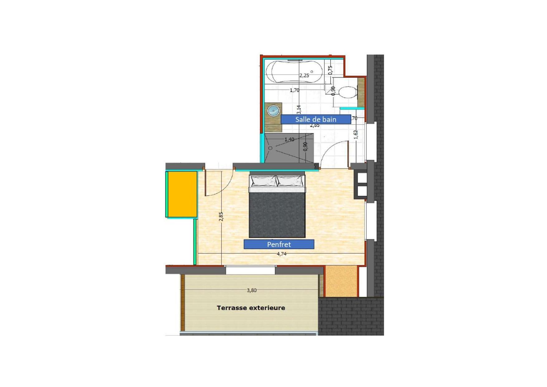 Ty Menez Bed & Breakfast Fouesnant Exterior photo